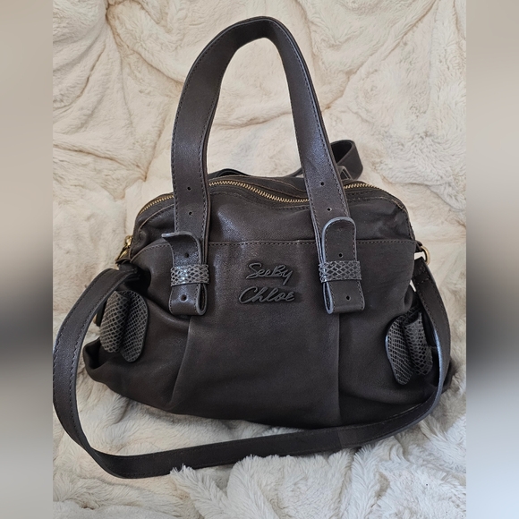 See By Chloe Dark Shoulder Bag - Picture 1 of 3